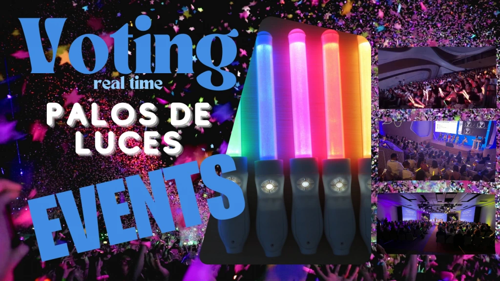 Palos de Luces para Votaciones: Innovación Visual en Eventos