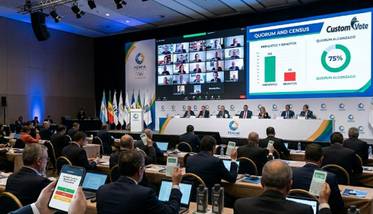Votacion para federaciones deportivas: mandos en sala, voto online o sistema hibrido segun estatutos