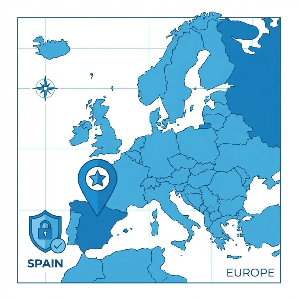 Residencia de datos en servidores de España y Unión Europea